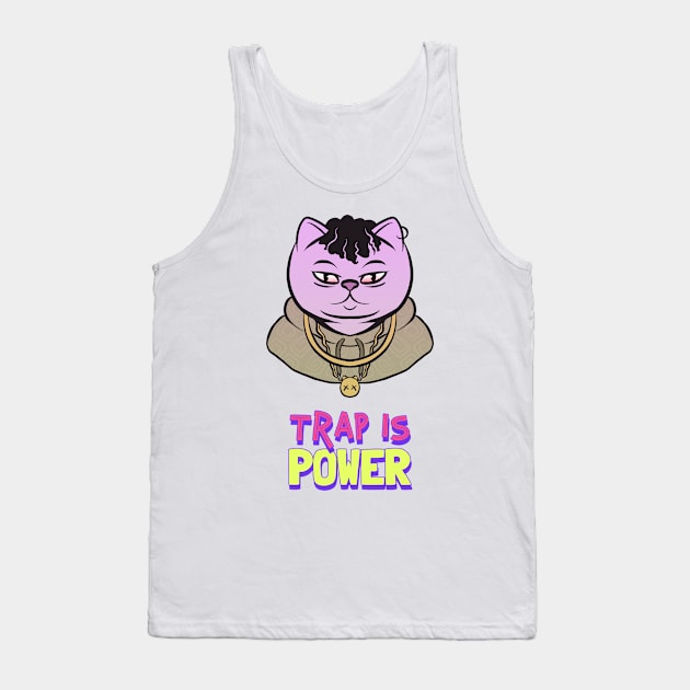 Trap is power Tank Top by Route128